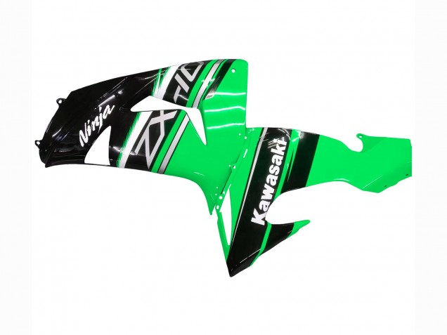 2006-2007 Kawasaki ZX10R Motorcycle Fairing Kits - Green White Black Canada