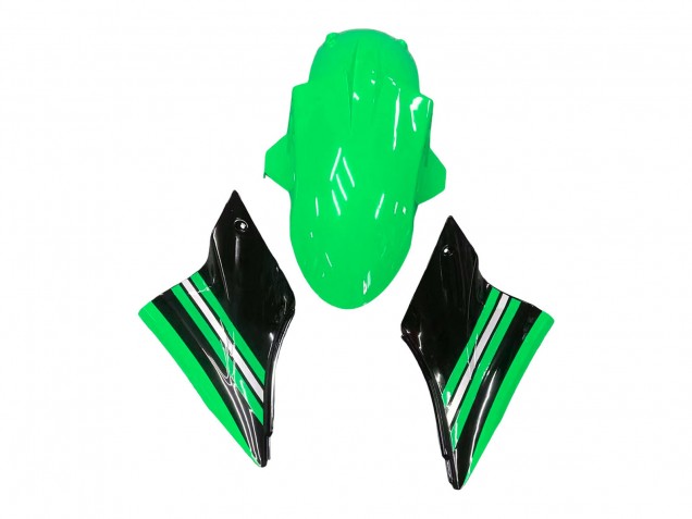 2006-2007 Kawasaki ZX10R Motorcycle Fairing Kits - Green White Black Canada
