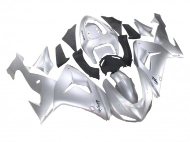 Online 2006-2007 Kawasaki ZX10R Motorcycle Fairings - Silver Black Ninja Canada