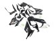2008-2010 Kawasaki ZX10R Motorcycle Fairings - Glossy Black White Green Monster Elf Canada
