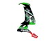 2008-2010 Kawasaki ZX10R Motorcycle Fairings - Green White Red Black Monster Elf 66 Canada