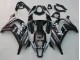 2011-2015 Kawasaki ZX10R Motorcycle Fairings - Glossy Black White Elf Snow Decal Canada