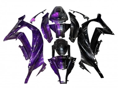 Online 2011-2015 Kawasaki ZX10R Motorcycle Fairings - Purple Black Canada