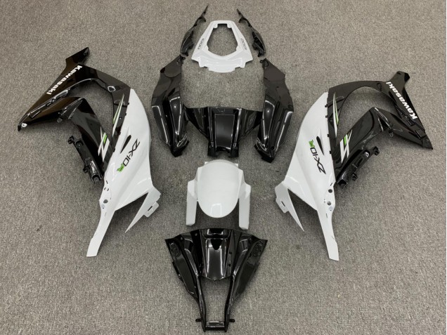 2011-2015 Kawasaki ZX10R Motorcycle Fairings - White Glossy Black Green Canada
