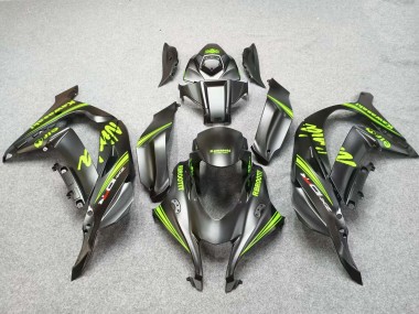 Online 2016-2020 Kawasaki ZX10R Motorcycle Fairings - Matte Black Green Canada