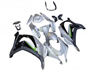 Online 2016-2020 Kawasaki ZX10R Motorcycle Fairing - Silver Green Black Canada