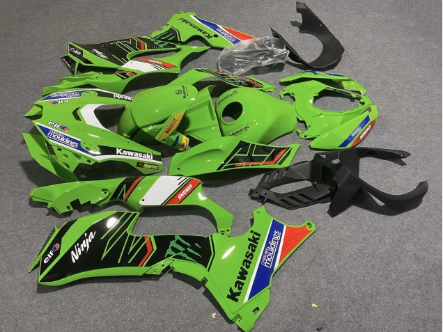 2021-2025 Kawasaki ZX10R Motorcycle Fairings - Green White Blue Black Red Showr Elf Mouldings Monster Canada