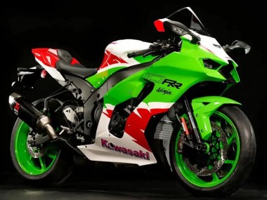 Online 2021-2025 Kawasaki ZX10R Motorcycle Fairings - White Green Red Canada