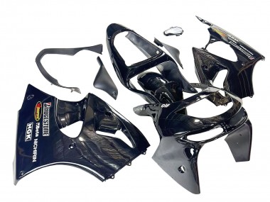 Online 1998-1999 Kawasaki ZX6R Motorcycle Fairings - Glossy Black Yellow Elf Bridgestone Canada