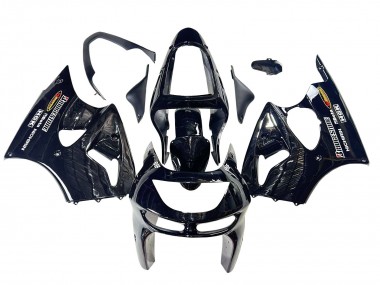 Online 1998-1999 Kawasaki ZX6R Motorcycle Fairings - Glossy Black Yellow Elf Bridgestone Canada