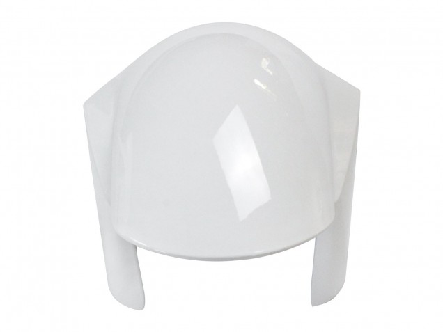 2003-2004 Kawasaki ZX6R Motorcycle Fairings - White Black Decals Canada