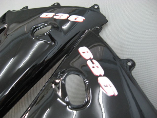 2003-2004 Kawasaki ZX6R Motorcycle Fairings - Glossy Black Canada
