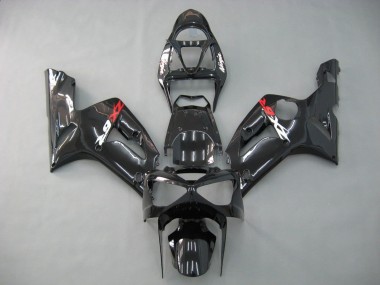 Online 2003-2004 Kawasaki ZX6R Motorcycle Fairings - Glossy Black Canada
