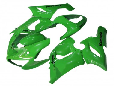Online 2005-2006 Kawasaki ZX6R Motorcycle Fairings - Green Canada