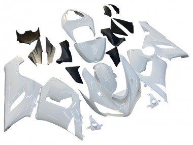 Online 2005-2006 Kawasaki ZX6R Motorcycle Fairings - White Canada