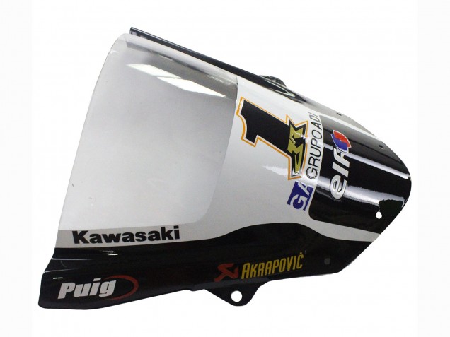 2009-2012 Kawasaki ZX6R Motorcycle Fairings - Green Glossy Black Yellow White Red Elf Monster Canada