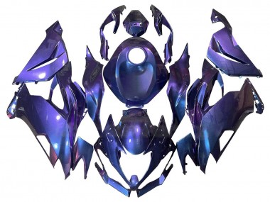 Online 2019-2022 Kawasaki ZX6R Motorcycle Fairings - Purple Blue Canada