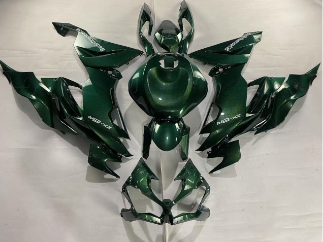 2019-2022 Kawasaki ZX6R Motorcycle Fairings - Dark Green Canada