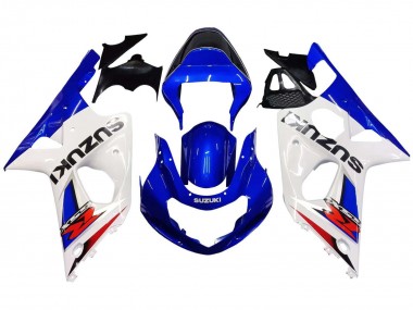 Online 2000-2002 Suzuki GSXR1000 Motorcycle Fairings - White Blue Red Canada