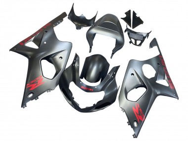 Online 2000-2002 Suzuki GSXR1000 Motorcycle Fairings - Matte Grey Red Decal Canada