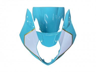 Online 2003-2004 Suzuki GSXR 1000 Motorcycle Fairings - White Light Blue Gold Canada