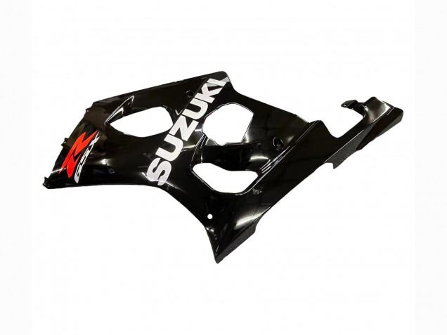 2003-2004 Suzuki GSXR 1000 Motorcycle Fairings - Glossy Black White Red Decals Canada