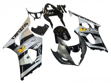 Online 2003-2004 Suzuki GSXR 1000 Motorcycle Fairings - Glossy Black Silver Grey Yellow Canada