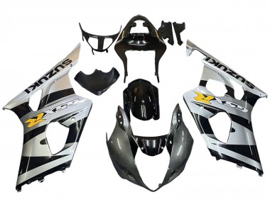 Online 2003-2004 Suzuki GSXR 1000 Motorcycle Fairings - Glossy Black Silver Grey Yellow Canada