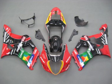 Online 2003-2004 Suzuki GSXR 1000 Motorcycle Fairings - Red Yellow Blue Green Black JOMO Canada