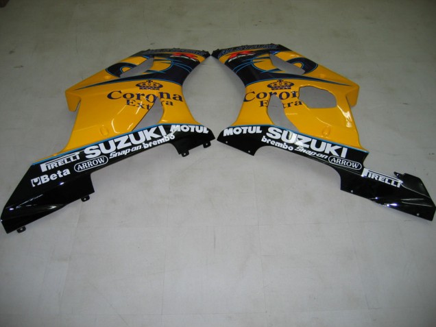 2003-2004 Suzuki GSXR 1000 Motorcycle Fairings - Yellow White Blue Black Corona Canada
