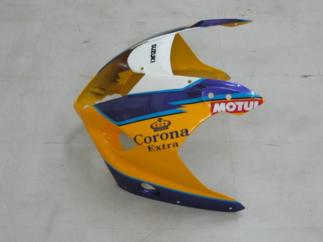 2003-2004 Suzuki GSXR 1000 Motorcycle Fairings - Yellow White Blue Black Corona Canada