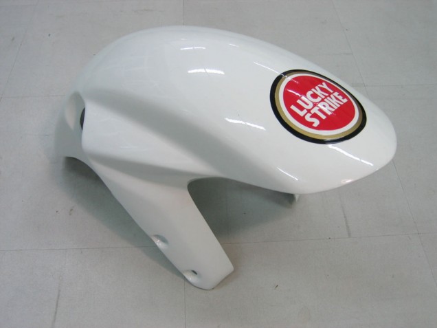 2003-2004 Suzuki GSXR 1000 Motorcycle Fairings - White Red Motul Lucky Strike Canada