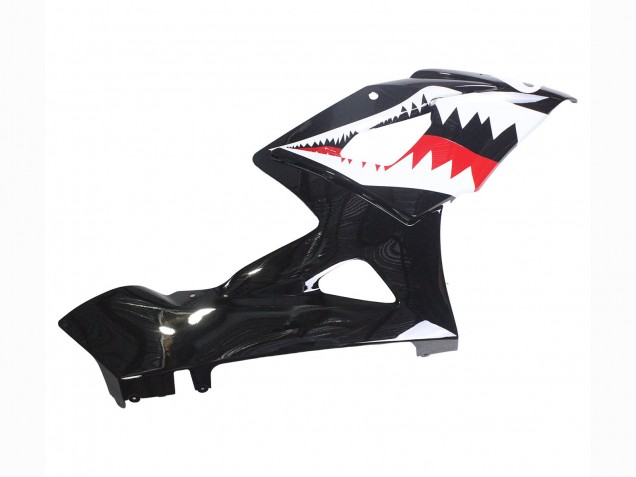 2005-2006 Suzuki GSXR 1000 Motorcycle Fairings - Glossy Black Red White Shark Canada