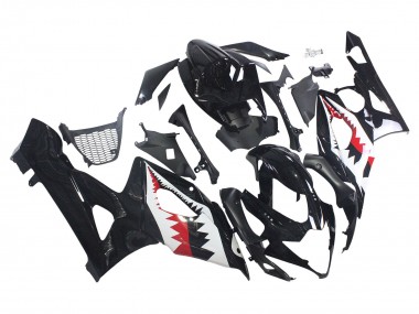 Online 2005-2006 Suzuki GSXR 1000 Motorcycle Fairings - Glossy Black Red White Shark Canada