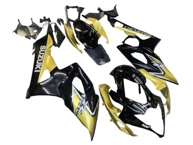 Online 2005-2006 Suzuki GSXR 1000 Motorcycle Fairings - Black Gold Canada