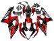2005-2006 Suzuki GSXR 1000 Motorcycle Fairings - Red Glossy Black Canada