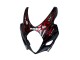 2007-2008 Suzuki GSXR 1000 Motorcycle Fairings - Black Red Flame Canada