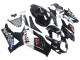 2007-2008 Suzuki GSXR 1000 Motorcycle Fairings - Glossy Black White West Canada