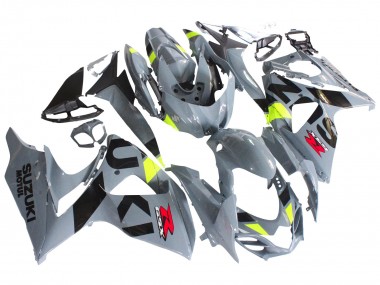 Online 2009-2016 Suzuki GSXR 1000 Motorcycle Fairings - Grey Neon Yellow Black Motul Canada