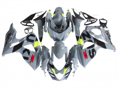 Online 2009-2016 Suzuki GSXR 1000 Motorcycle Fairings - Grey Neon Yellow Black Motul Canada
