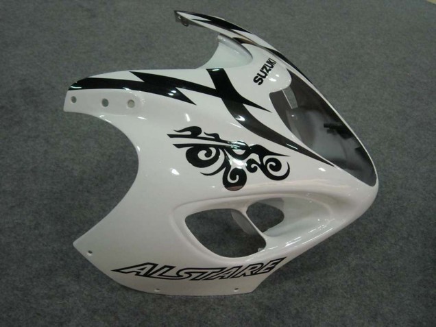 1996-2007 Suzuki GSXR 1300 Hayabusa Motorcycle Fairings - White Black Corona Canada