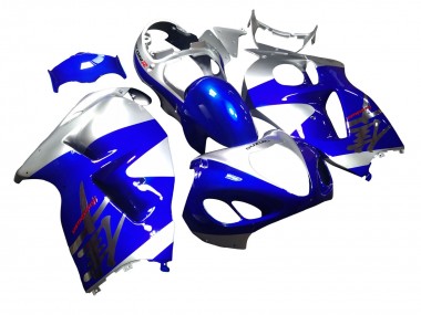 Online 1996-2007 Suzuki GSXR 1300 Hayabusa Motorcycle Fairings - Blue Silver Hayabusa Canada