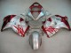 1996-2007 Suzuki GSXR 1300 Hayabusa Motorcycle Fairings - Silver Red Hayabusa Canada