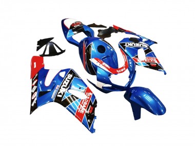 Online 2001-2003 Suzuki GSXR 600 / GSXR 750 Motorcycle Fairings - Blue Red Racing Canada