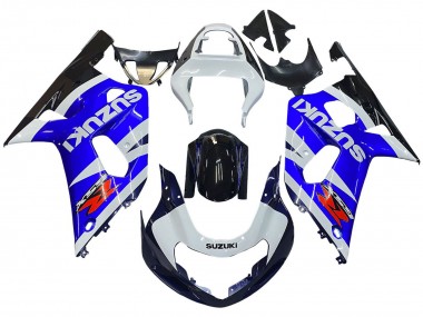 Online 2001-2003 Suzuki GSXR 600 / GSXR 750 Motorcycle Fairings - Blue White Glossy Black Red Canada