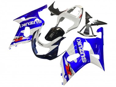 Online 2001-2003 Suzuki GSXR 600 / GSXR 750 Motorcycle Fairing - White Blue Glossy Black Red Canada