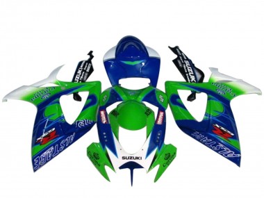 Online 2004-2005 Suzuki GSXR 600 / GSXR 750 Motorcycle Fairings - White Blue Green Canada