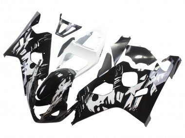 Online 2004-2005 Suzuki GSXR 600 / GSXR 750 Motorcycle Fairing - White Black Canada