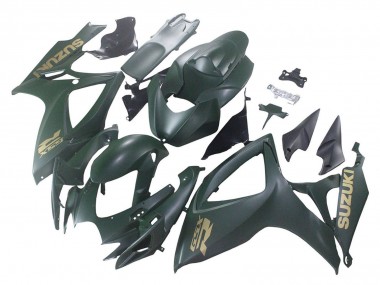 Online 2006-2007 Suzuki GSXR 600 / GSXR 750 Motorcycle Fairings - Matte Army Green Canada