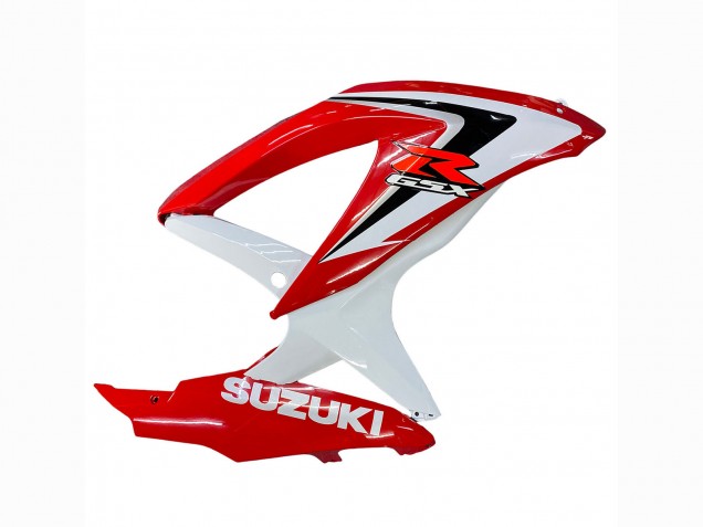 2008-2010 Suzuki GSXR 600 / GSXR 750 Motorcycle Fairings - White Red Black Canada